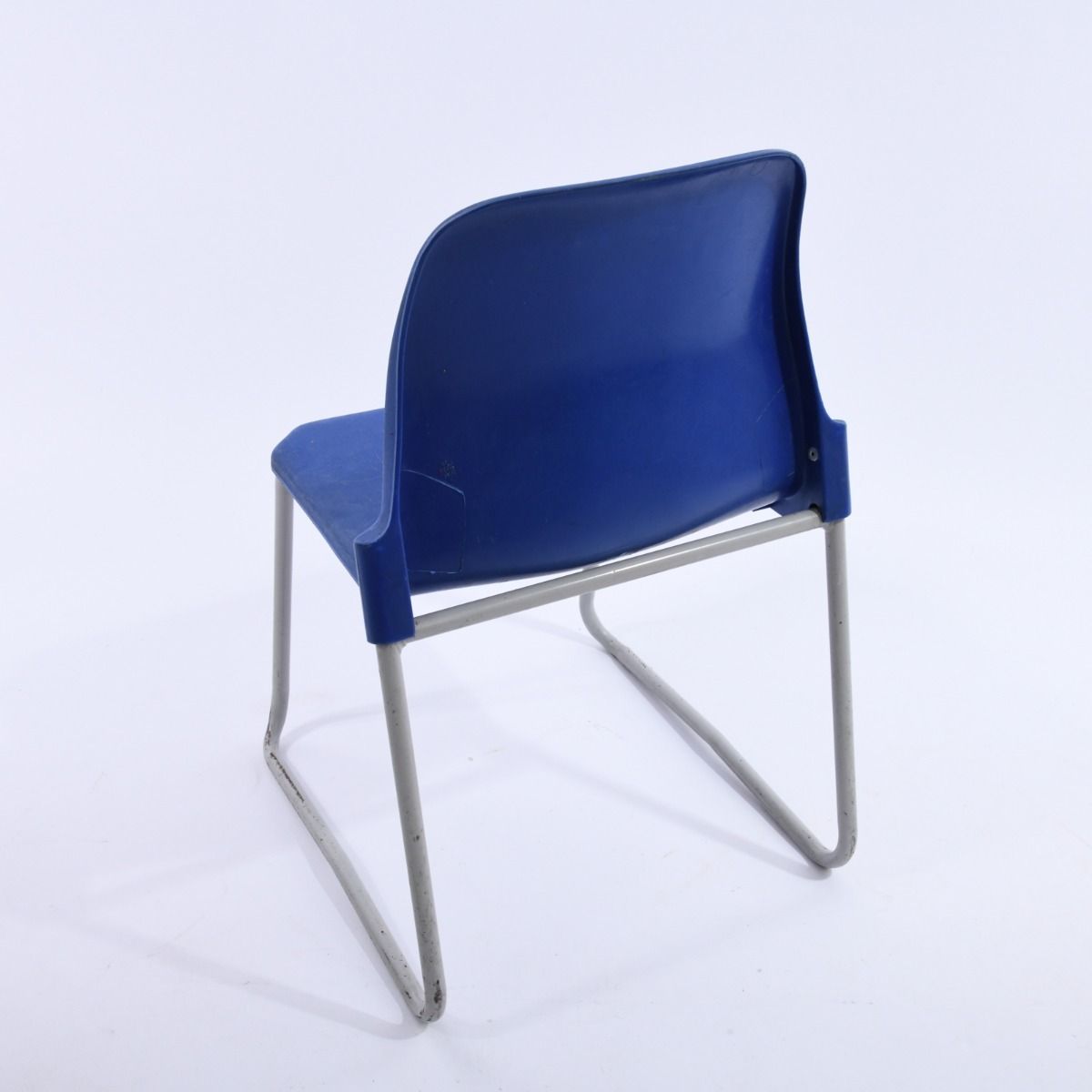 1990s Stackable Children's Blue School Chairs