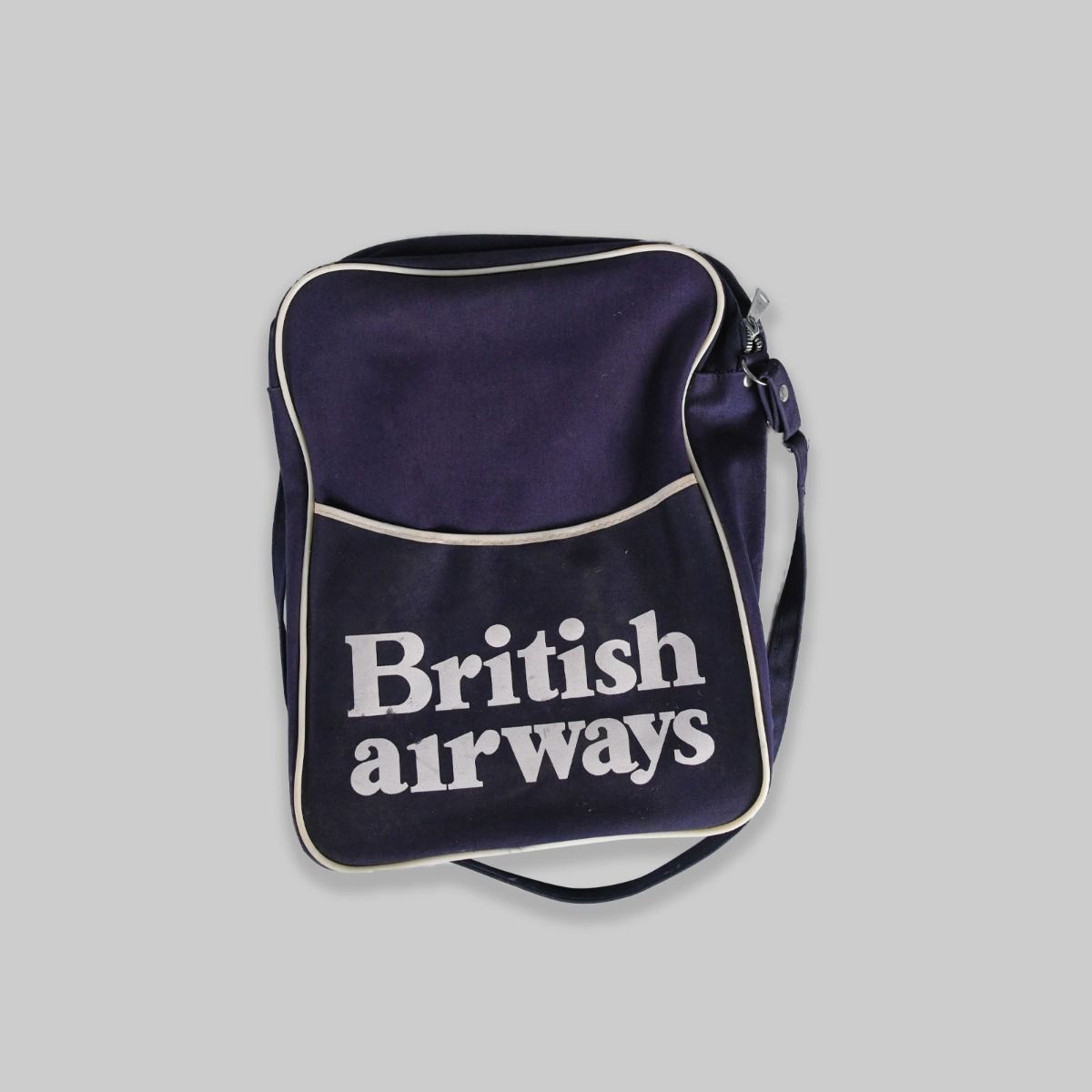 Vintage 1980s British Airways Flight Carry Bag
