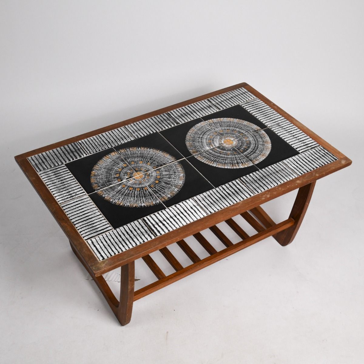 Vintage Tile Topped Coffee Table