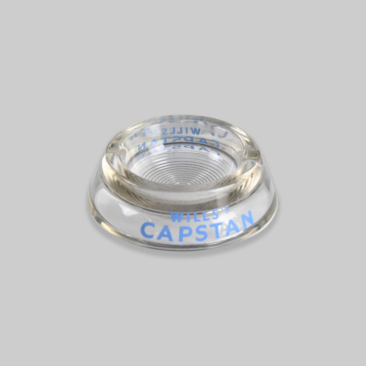 Vintage 1960s Will's Capstan Glass Ashtray