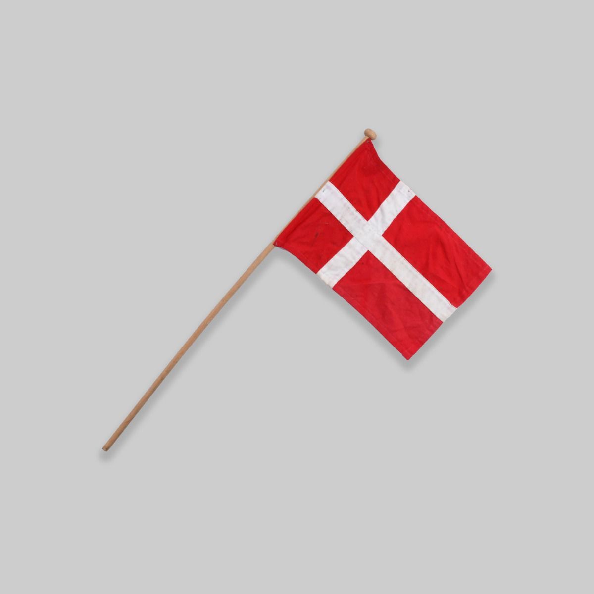 Vintage 1960s Danish Boat Flag