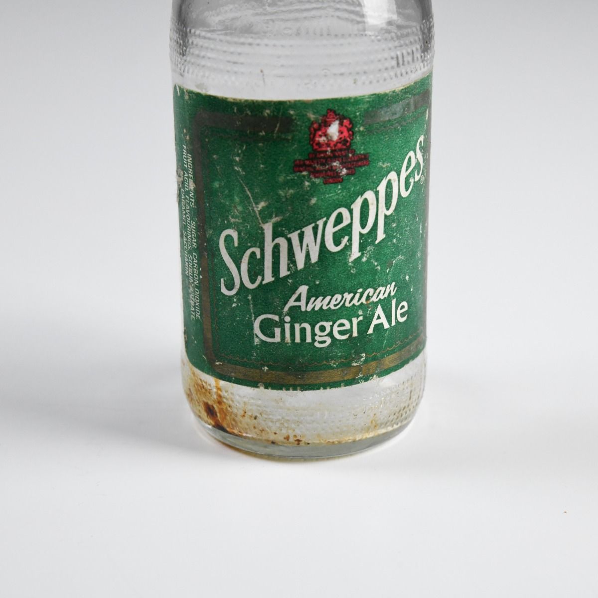 Vintage Schweppes American Ginger Ale Bottle 