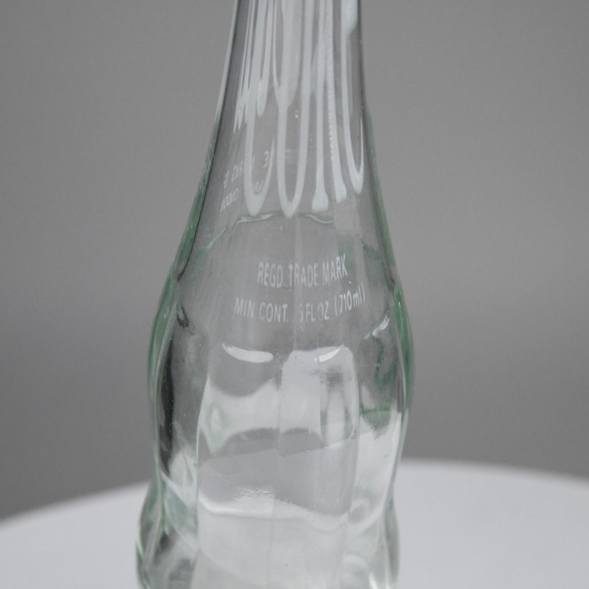 Vintage Twisted Coca Cola Glass Bottle 