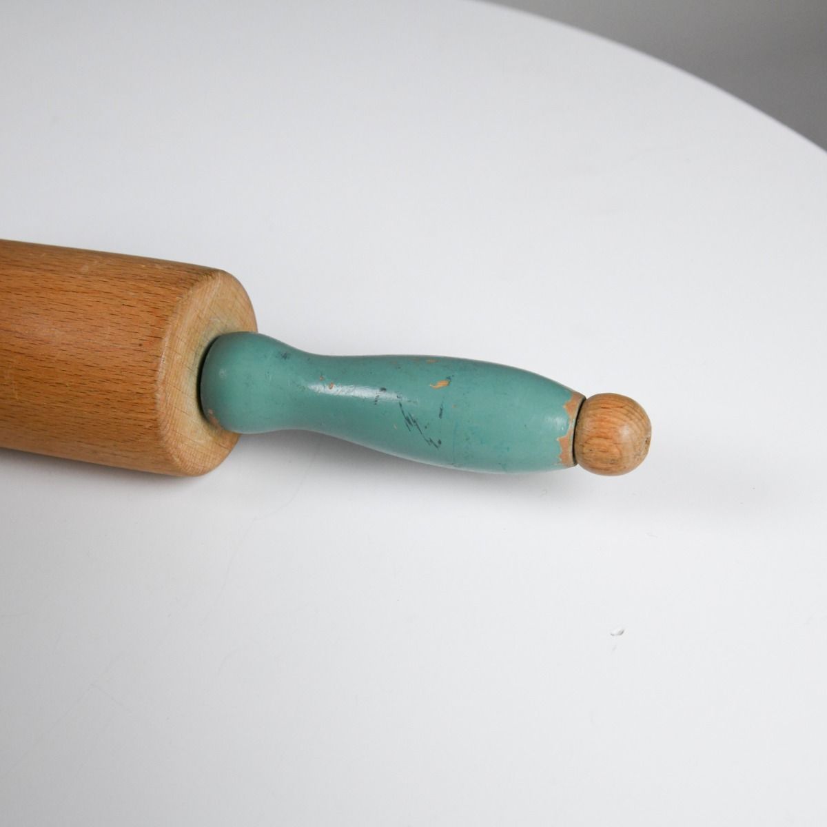 Vintage 1950s Wooden Rolling Pin