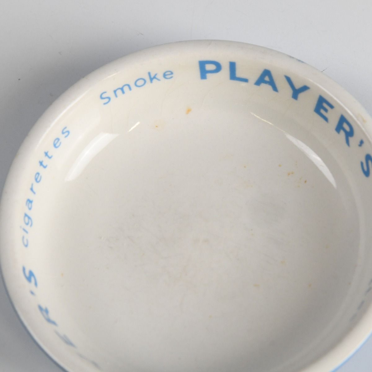 Player's Cigarettes 1960s Ceramic Ashtray