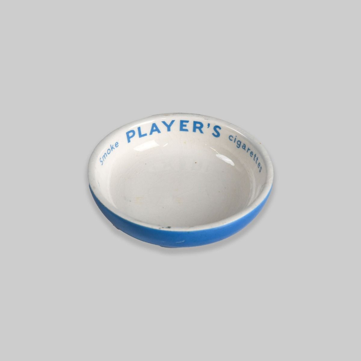 Player's Cigarettes 1960s Ceramic Ashtray