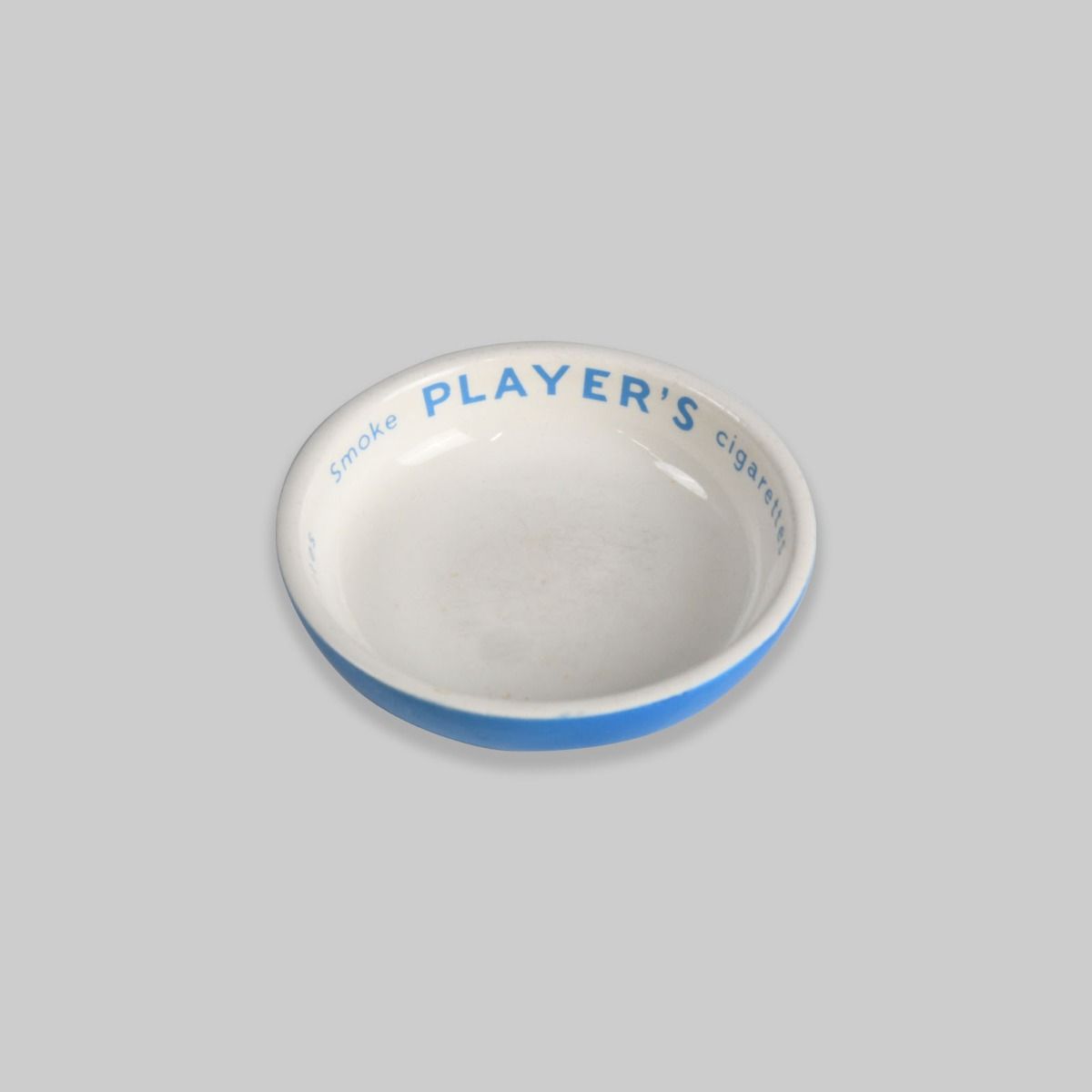 Player's Cigarettes 1960s Ceramic Ashtray