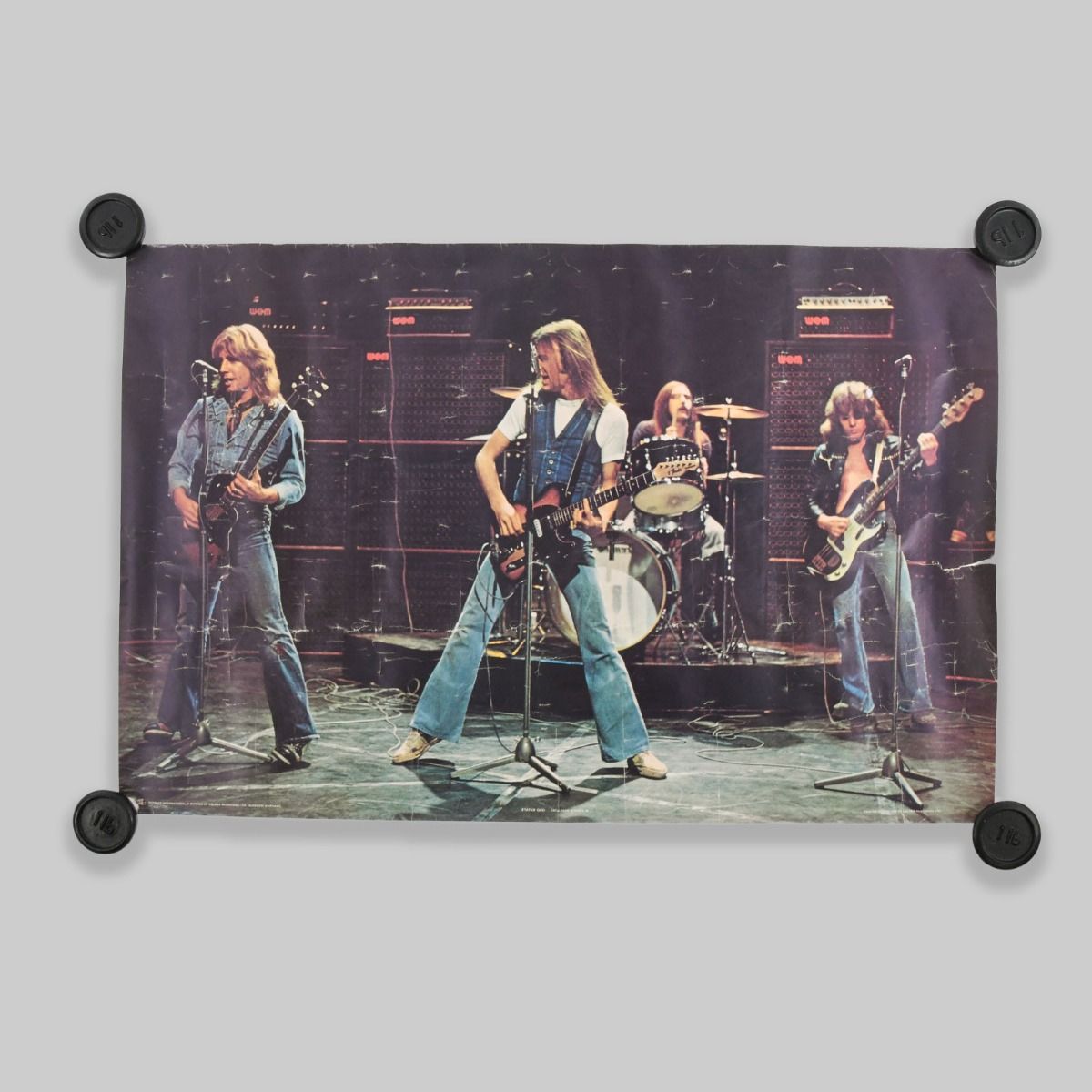 Status Quo 1970s Poster A1