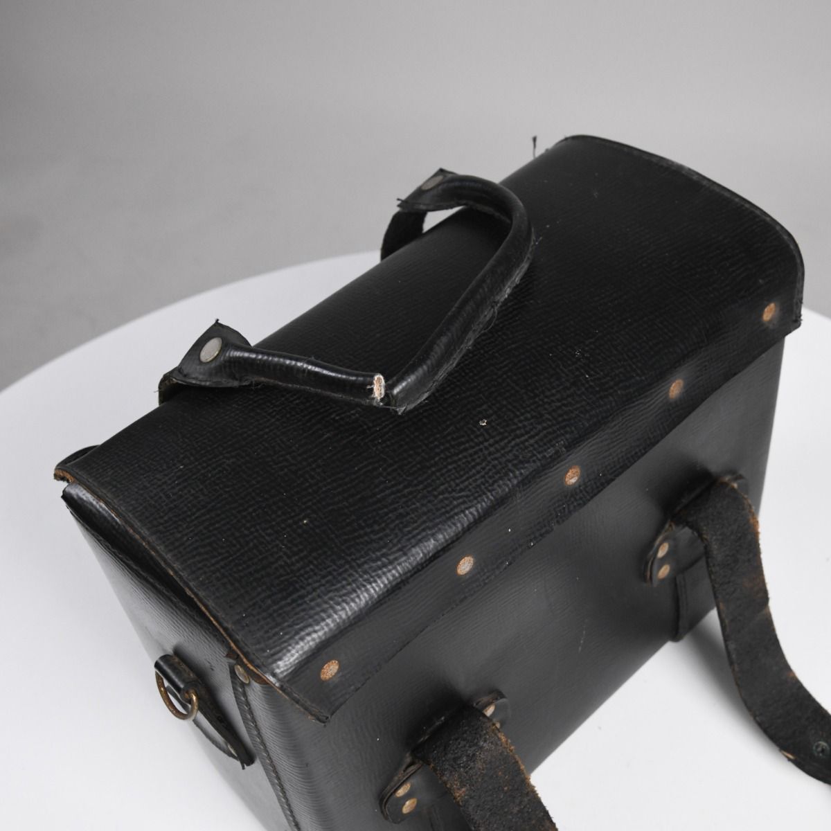 Vintage Homa Mid Century Rubberised Leather Tool Bag / Case