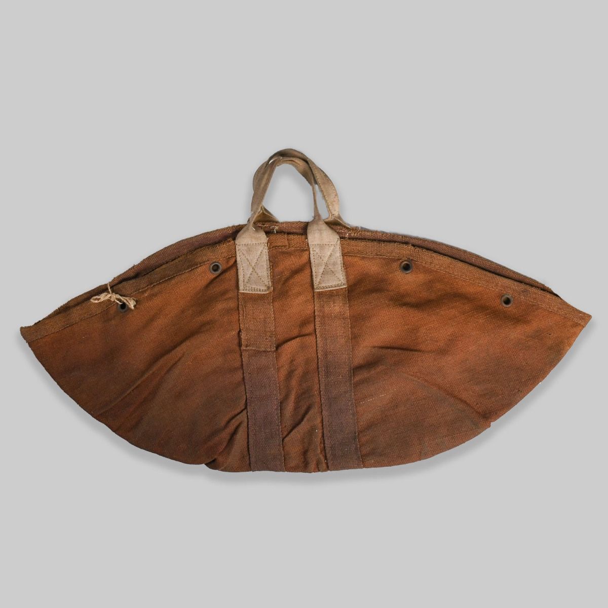 Vintage Mid Century Heavy Canvas Hessian Tool Bag
