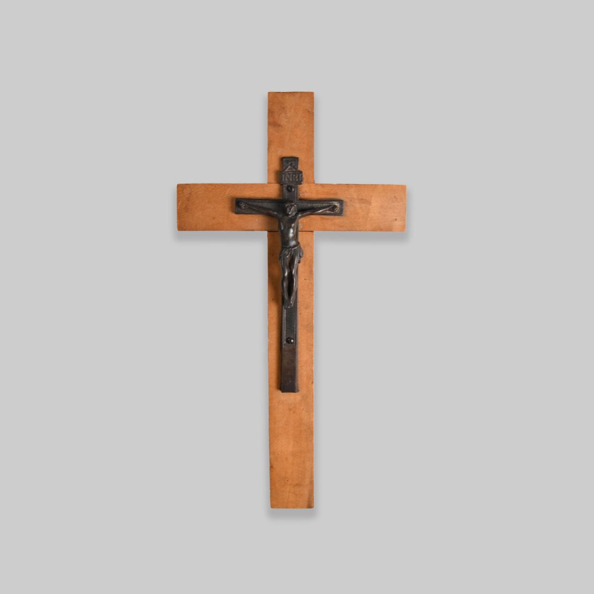 Vintage Wooden Cross Crucifix