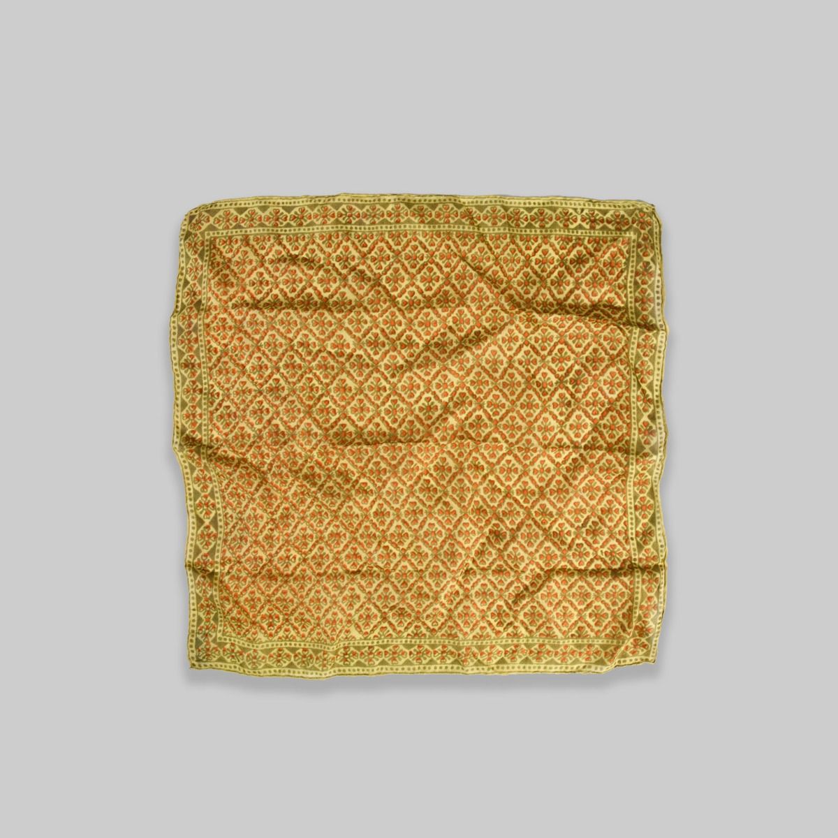 Vintage Silk Handkerchief Pocket Square