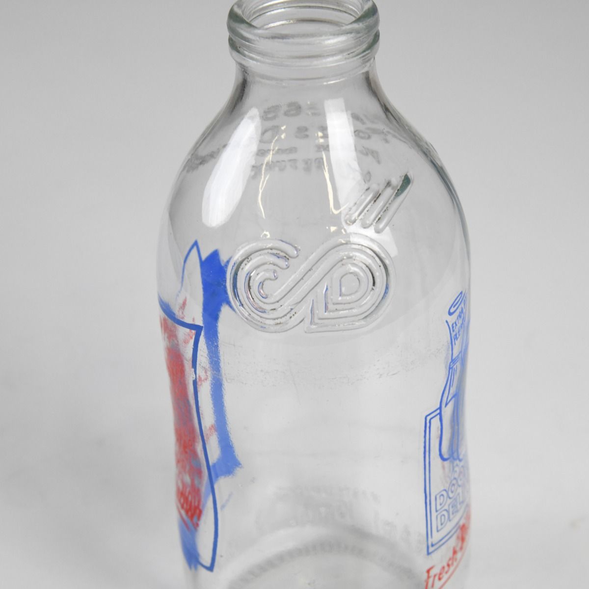 Vintage Advertising Milk Bottle