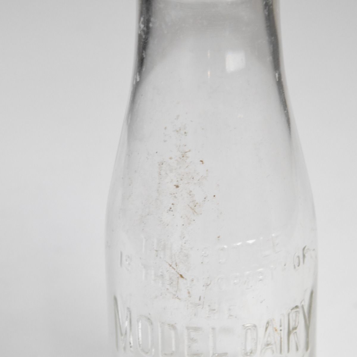 Vintage Advertising Milk Bottle