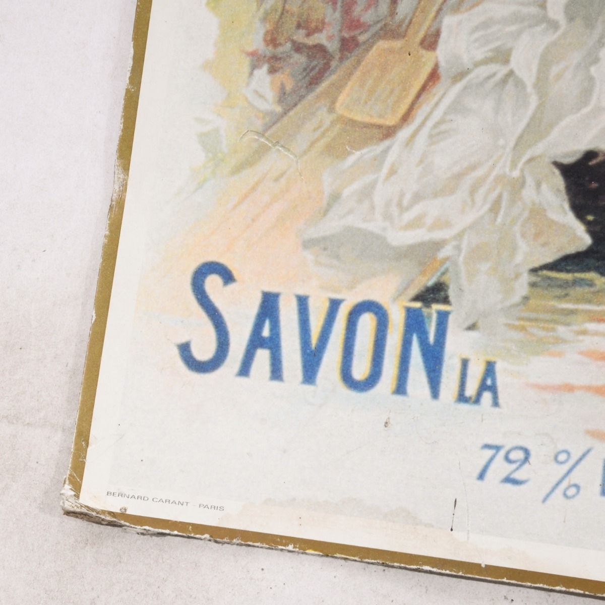 Vintage French Soap Advert 'Savon Extra Pur La Duchere'