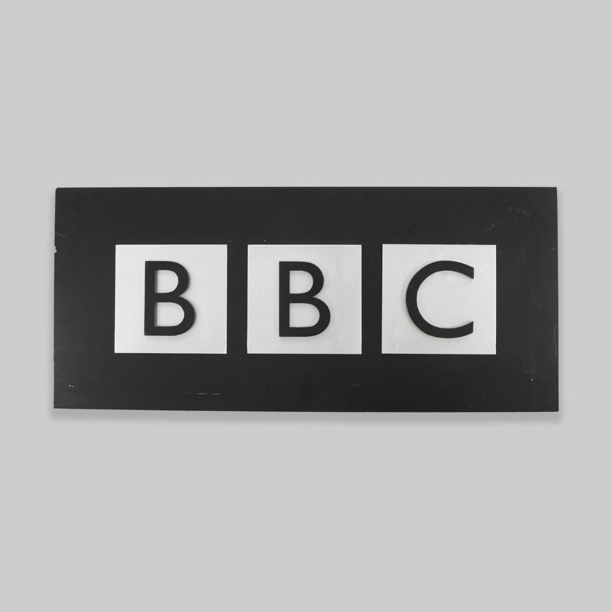 Vintage Original BBC Sign