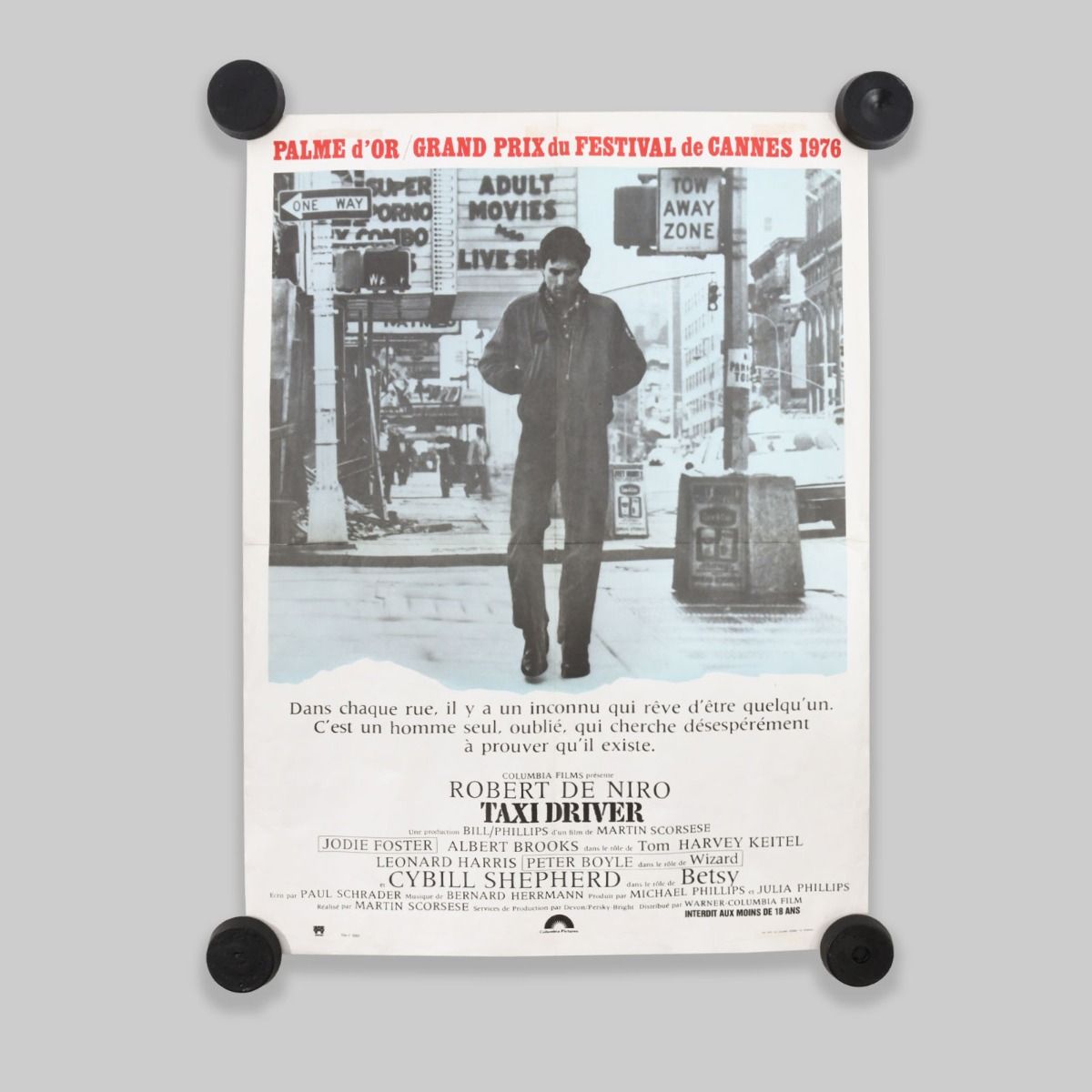 Taxi Driver Original Movie Poster 1976 80x60cm