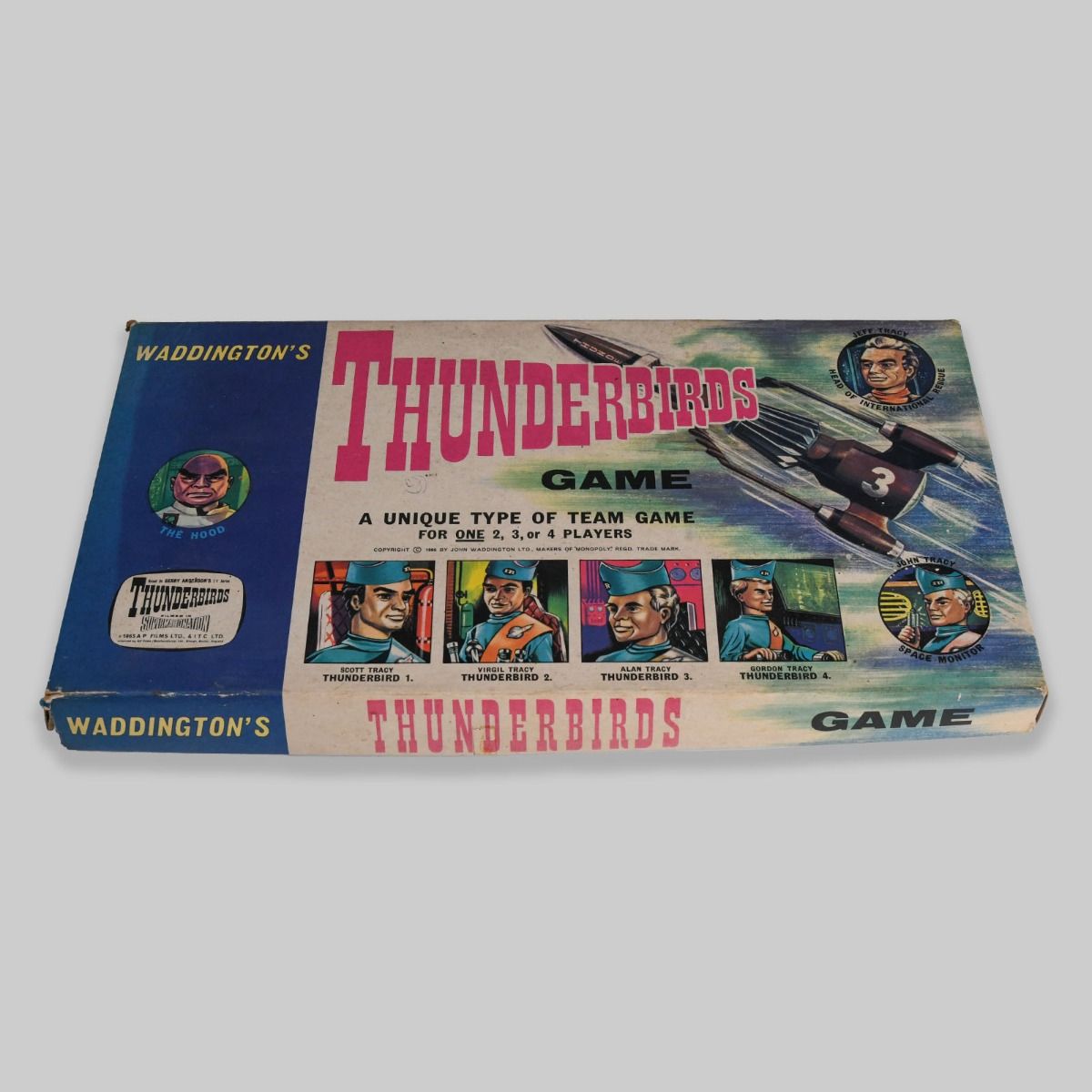'Waddington's Thunderbirds Game' 1966 Board Game