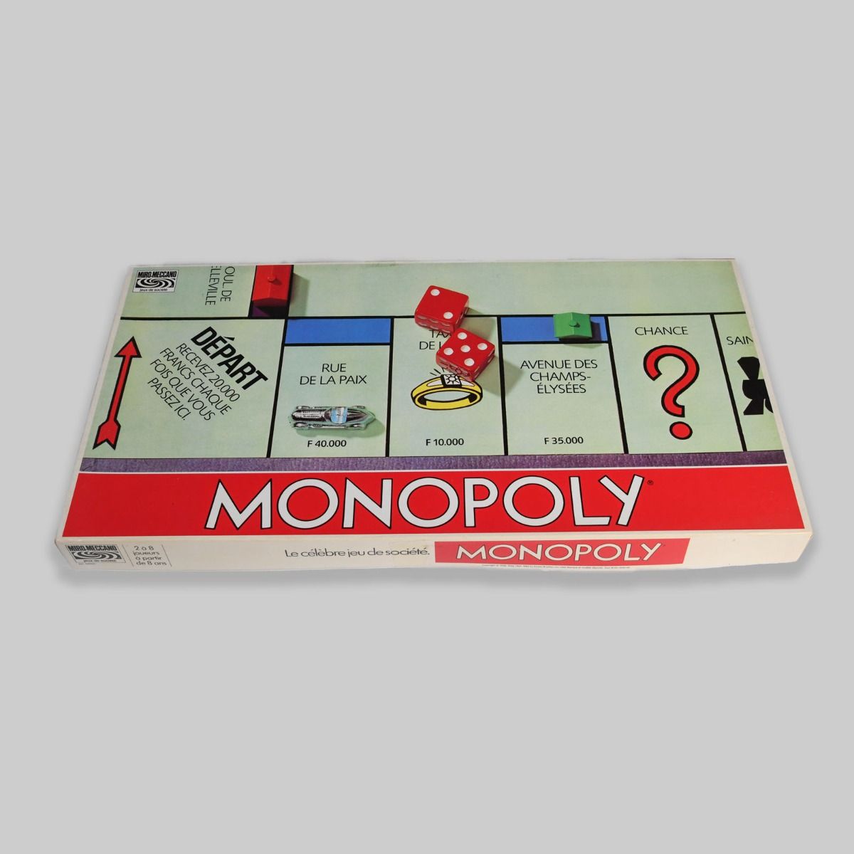 'Monopoly' 1985 French Language Board Game