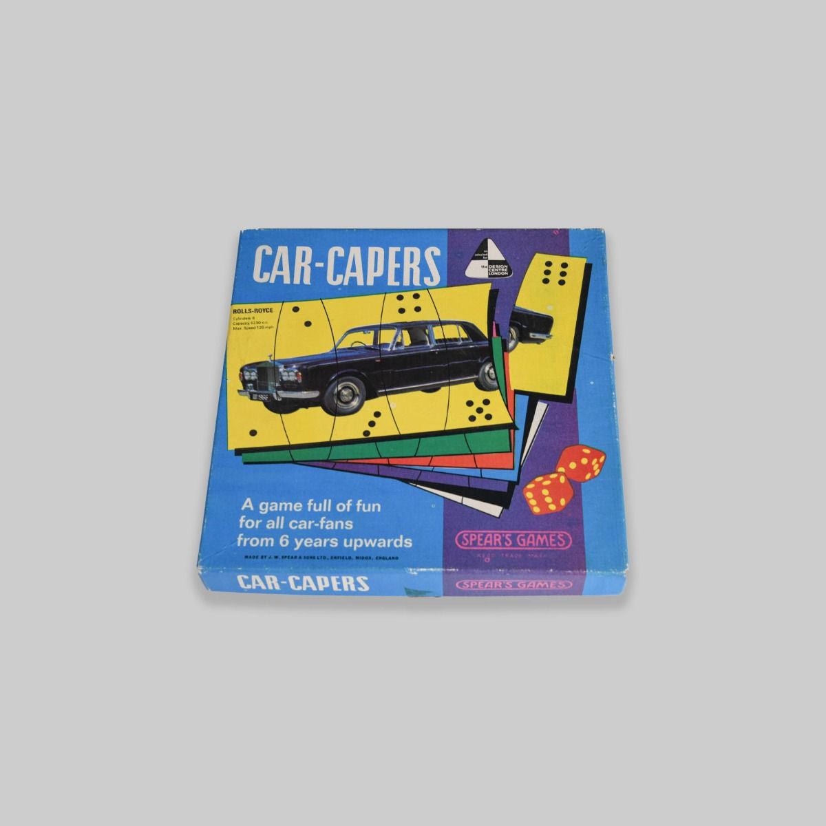 'Car Capers' 1971 Board Game
