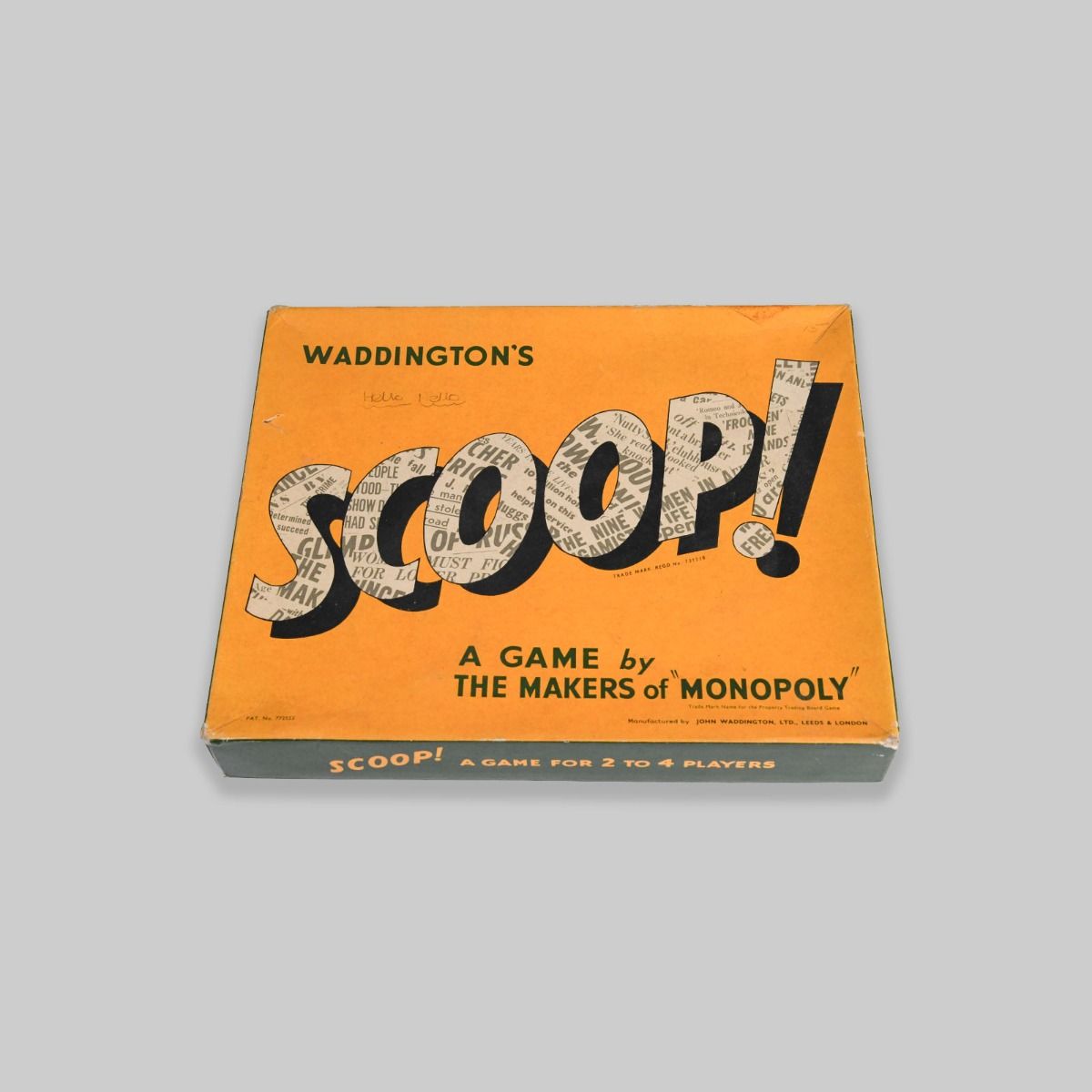 'Scoop!' 1953 Board Game
