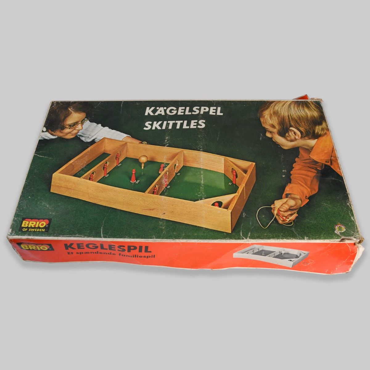 'Kagelspel Skittles' 1971 Brio Wooden Game
