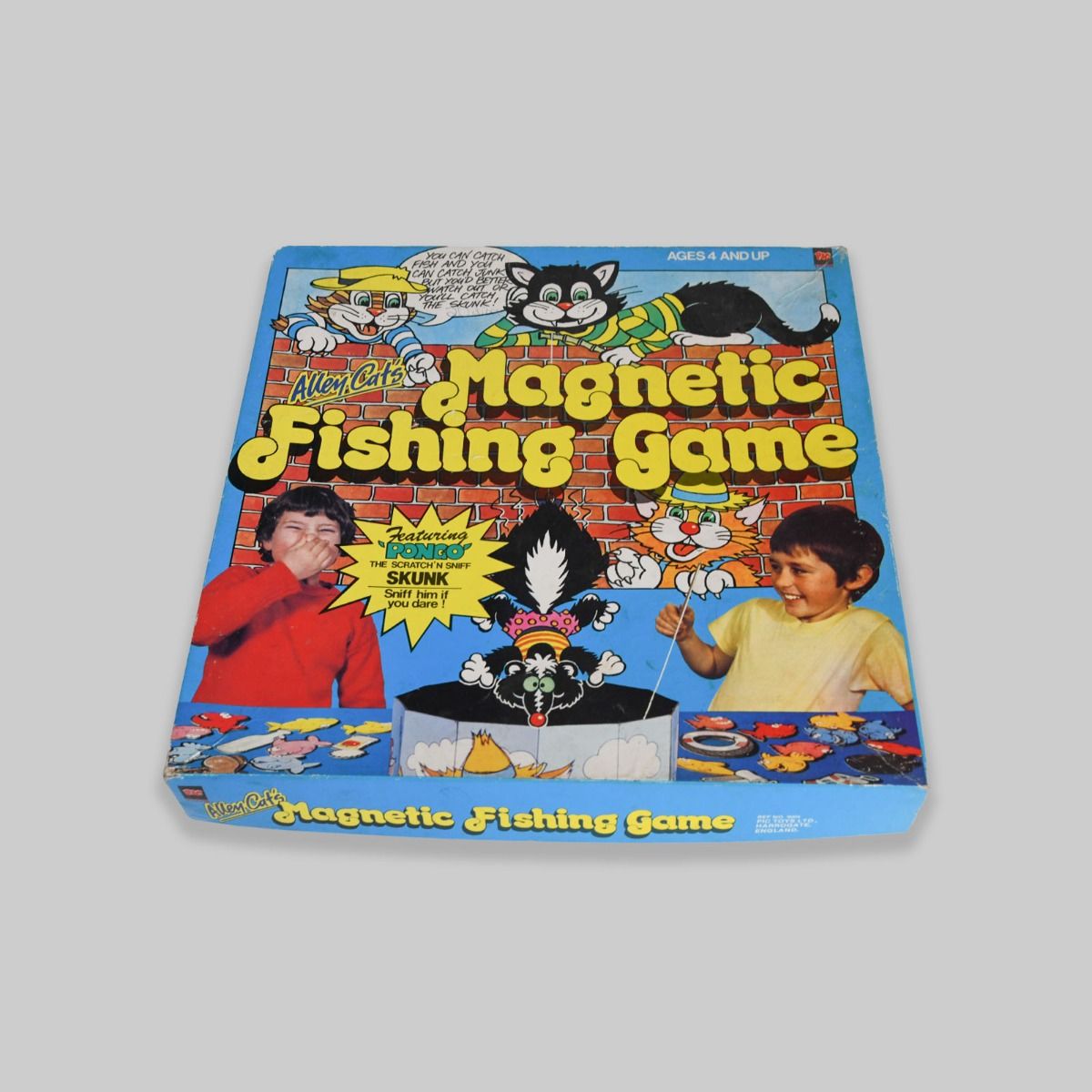'Alley Cat's Magnetic Fishing Game' 1980 Game