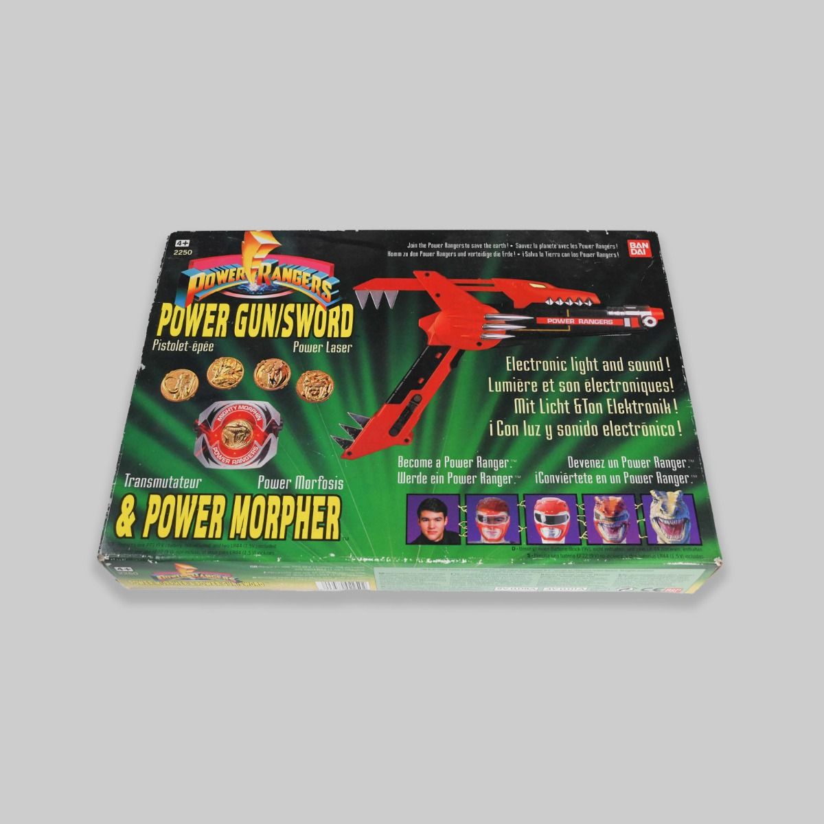 Mighty Morphin Power Rangers Power Morpher Power Gun Sword 1993