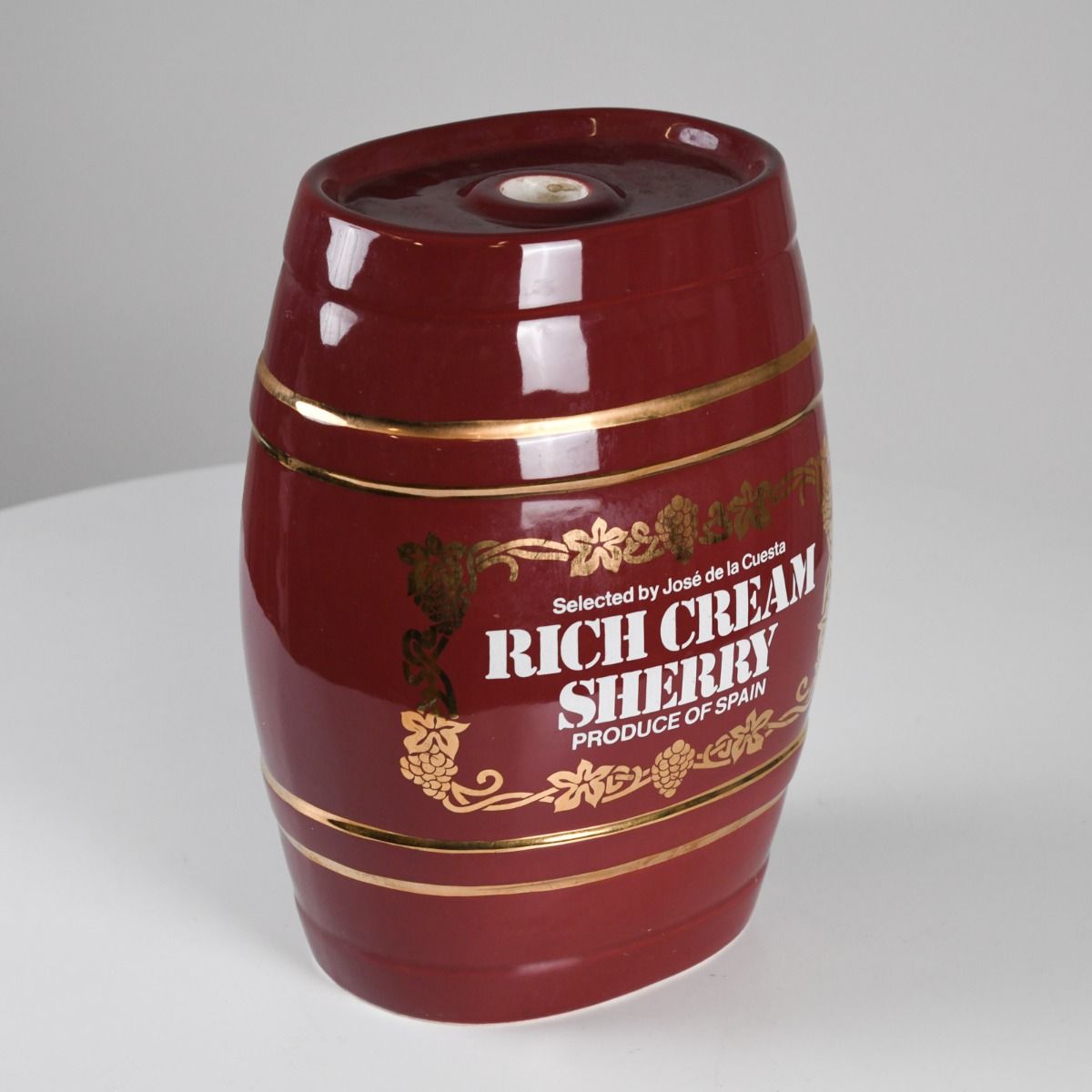 Vintage Royal Norfolk Jose de la Cuesta Rich Cream Sherry Barrel