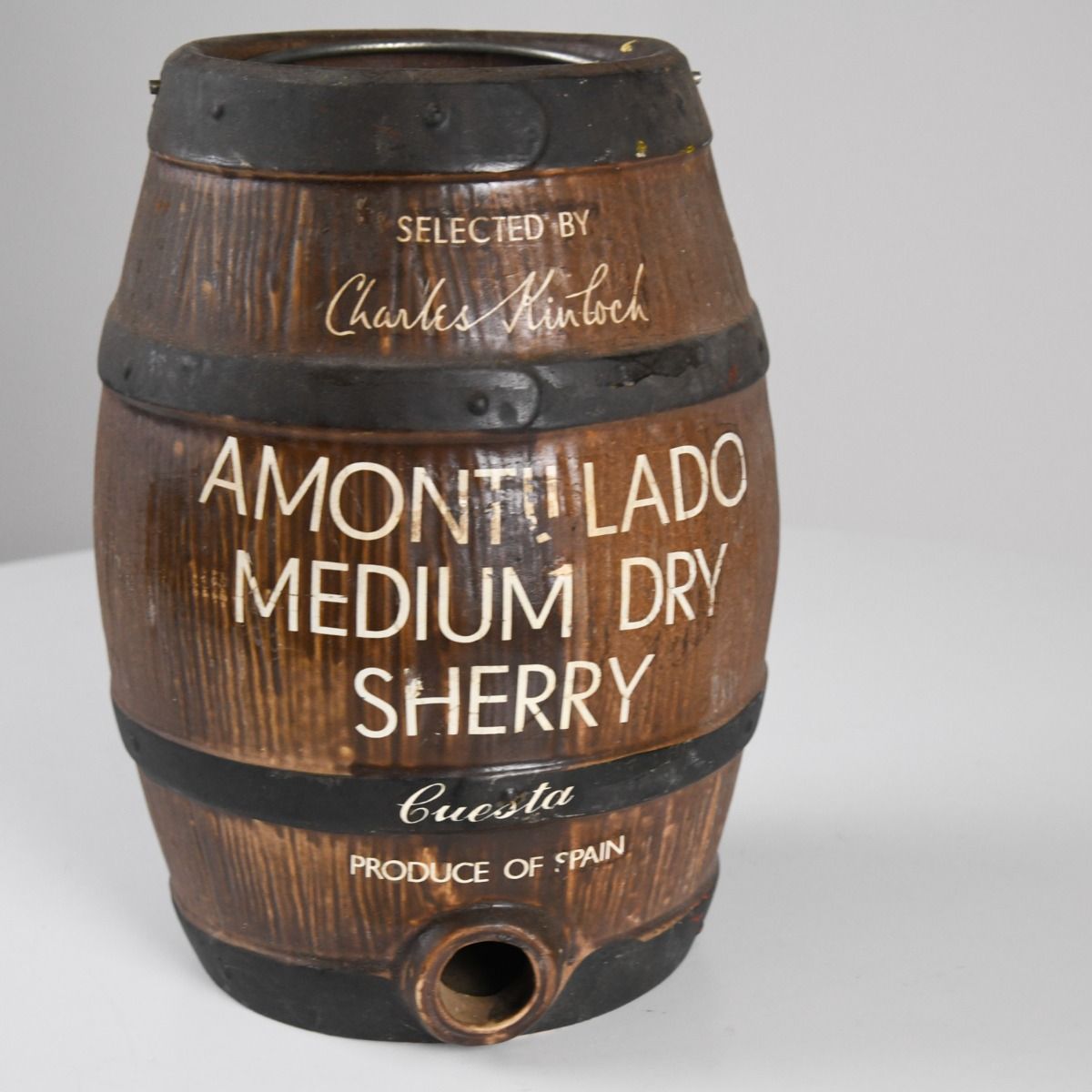 Vintage Charles Kinloch Amontillado Sherry Barrel