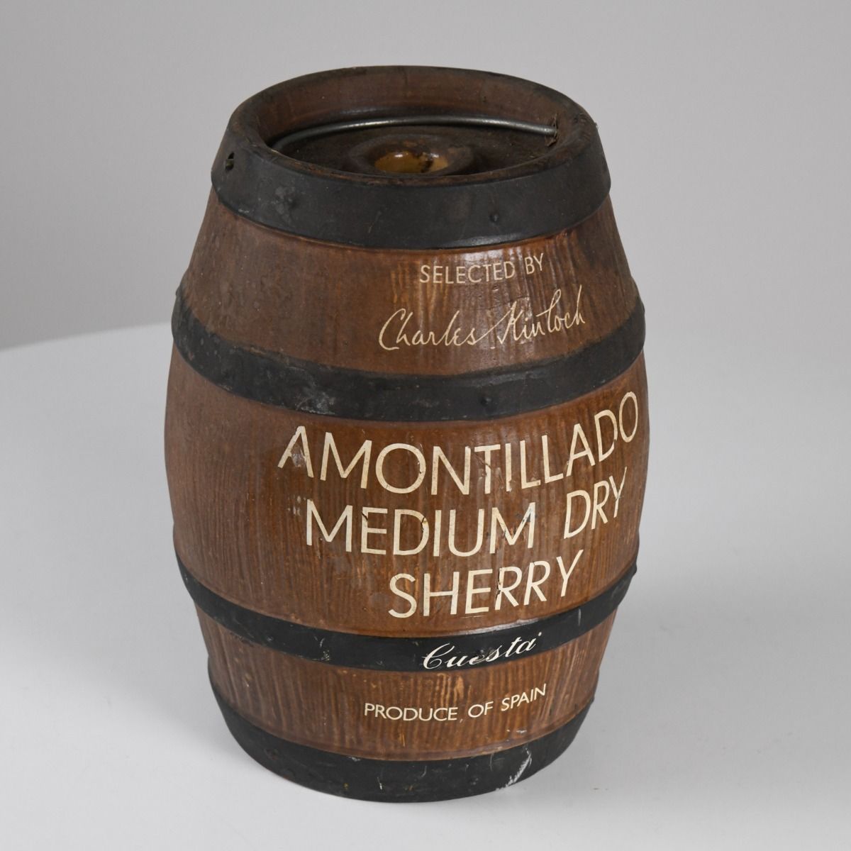 Vintage Charles Kinloch Amontillado Sherry Barrel
