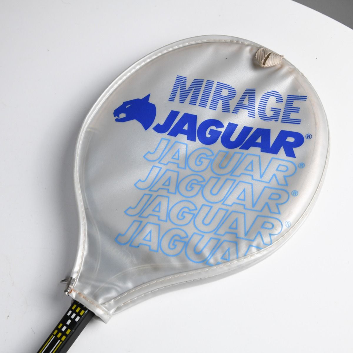 Vintage Jaguar Mirage Squash Racket with Cover