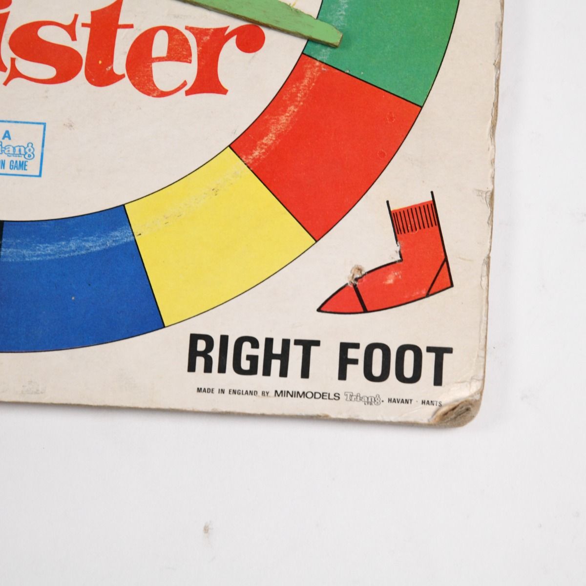 Vintage 1960s Milton Bradley 'Twister' Spinner Board