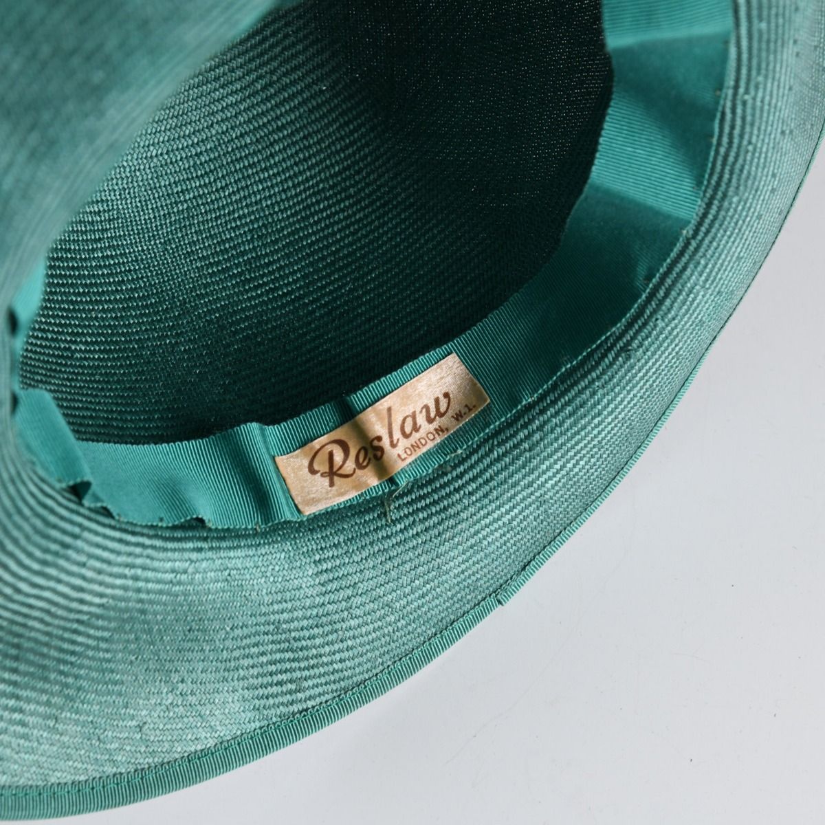 Vintage 1930s Reslaw Ladies Sisal Hat