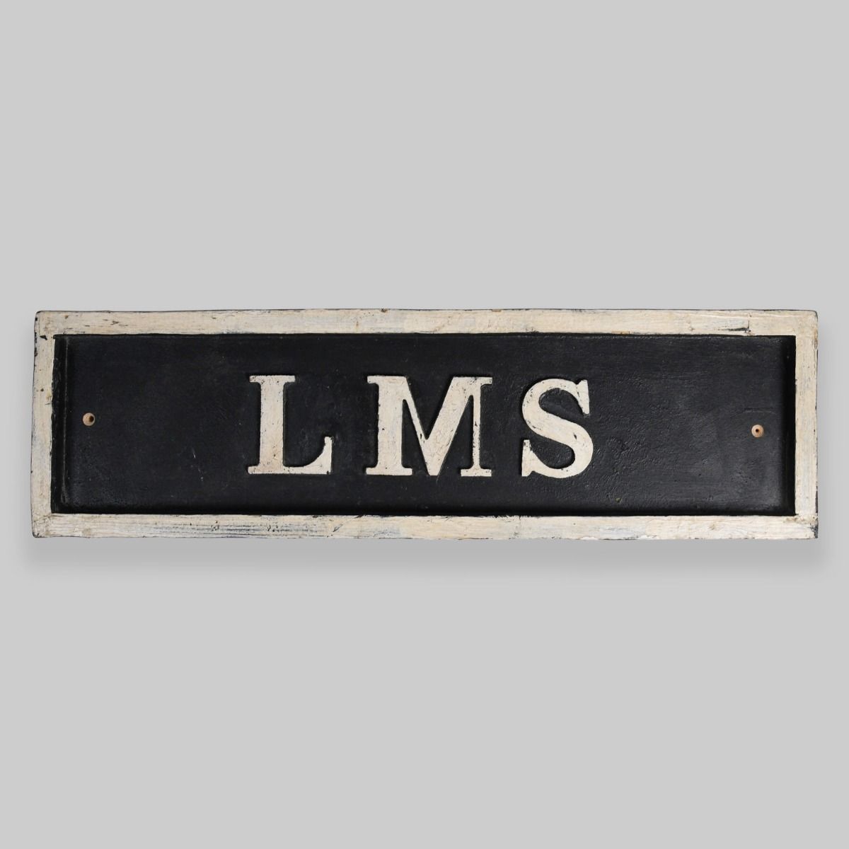 London, Midland and Scottish Railway Wooden Sign