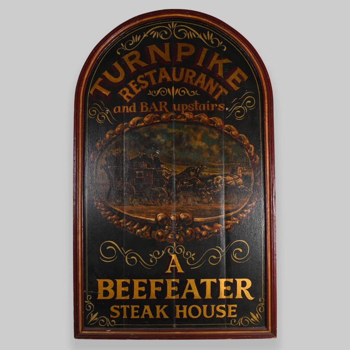 Turnpike Restaurant Beefeater Pub Sign