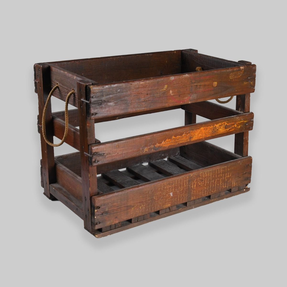 Vintage Wooden Storage Crate 