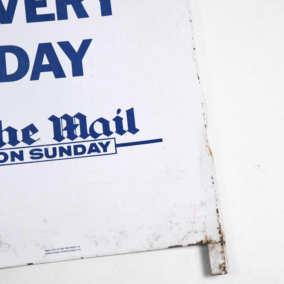 Vintage Daily Mail Newspaper Advertising Board