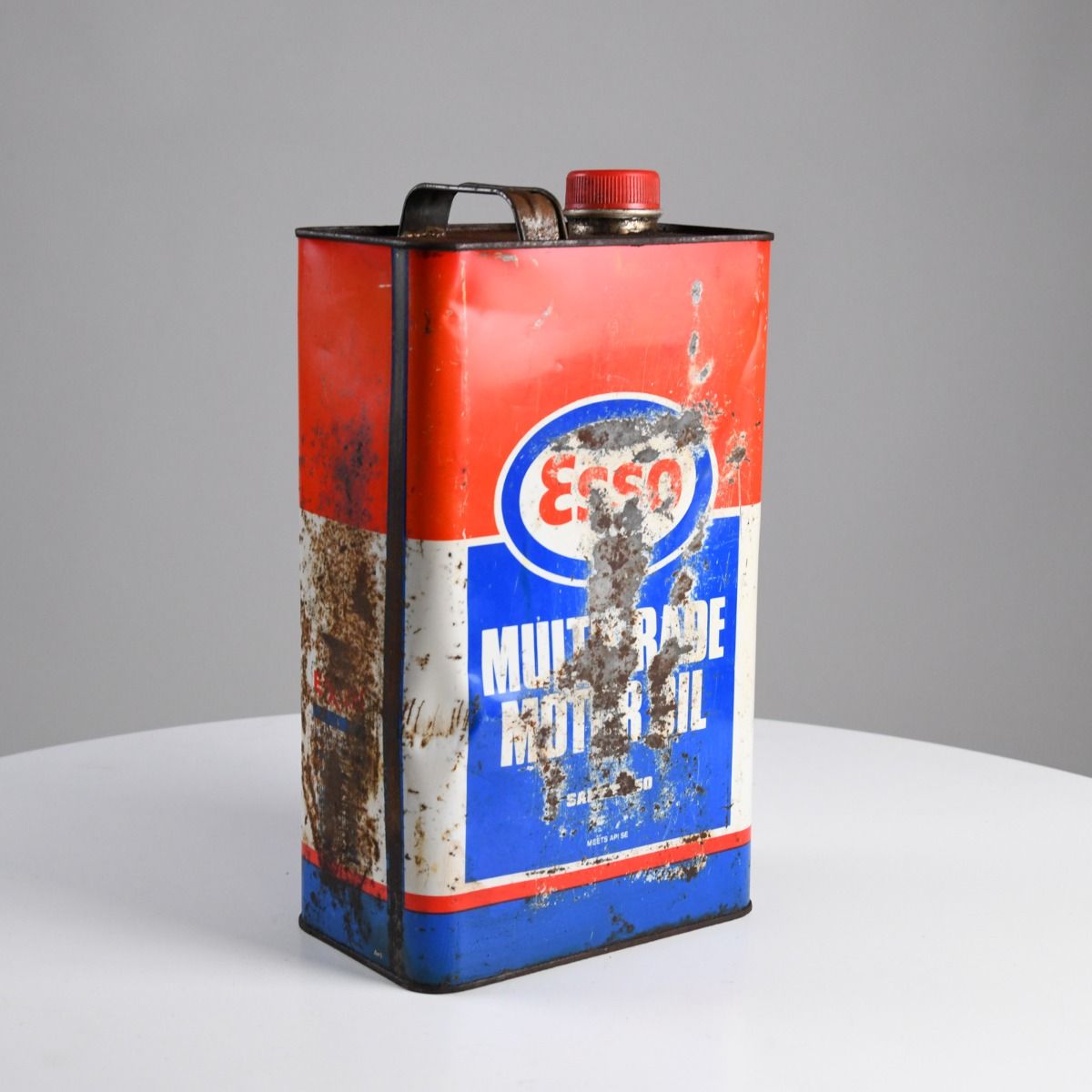 Vintage Esso Multigrade Motoring Oil Can