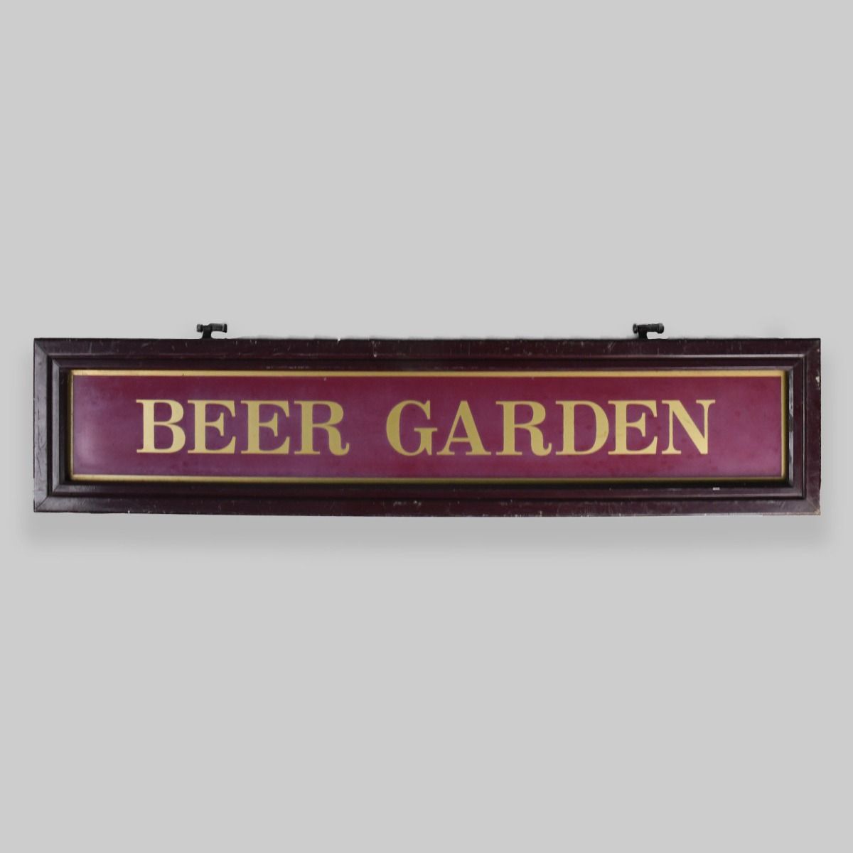 Vintage 'Beer Garden' Pub Sign