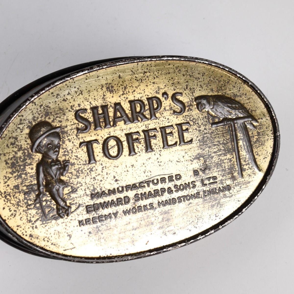 Vintage 1950s Sharp's Toffee Tin