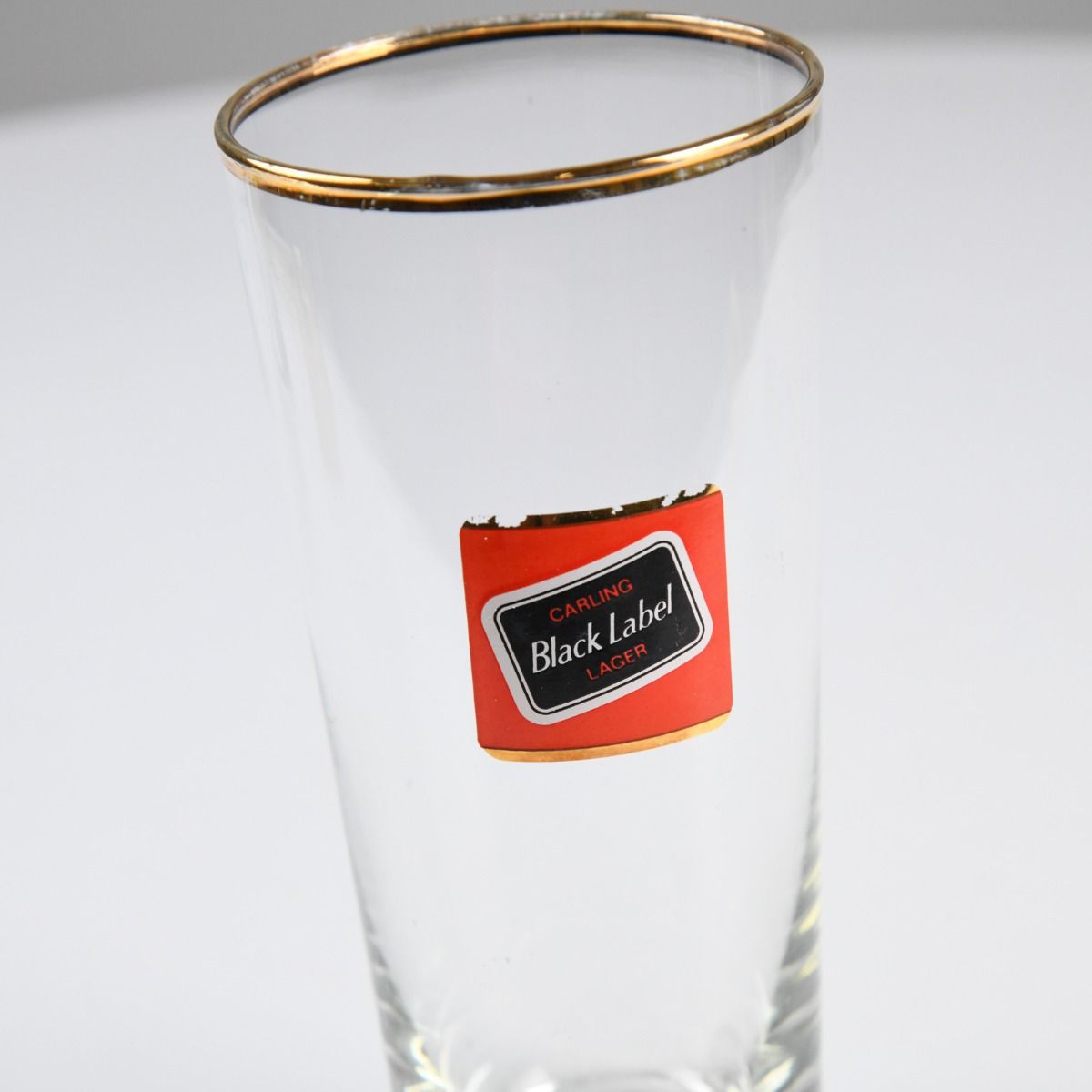 Vintage 1960s Carling Black Label Half Pint Glass