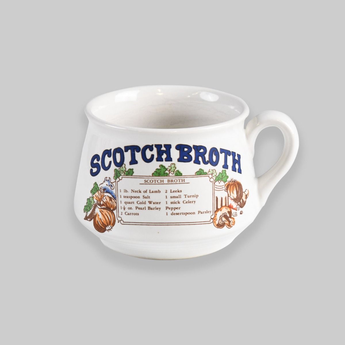 Vintage Scotch Broth Soup Mug Bowl