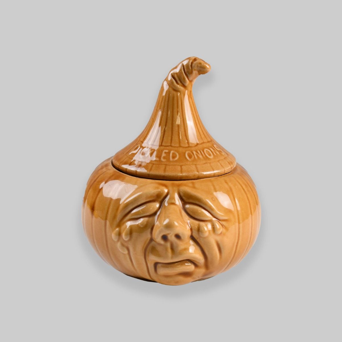 Vintage 1960s Ceramic Pickled Onion Jar