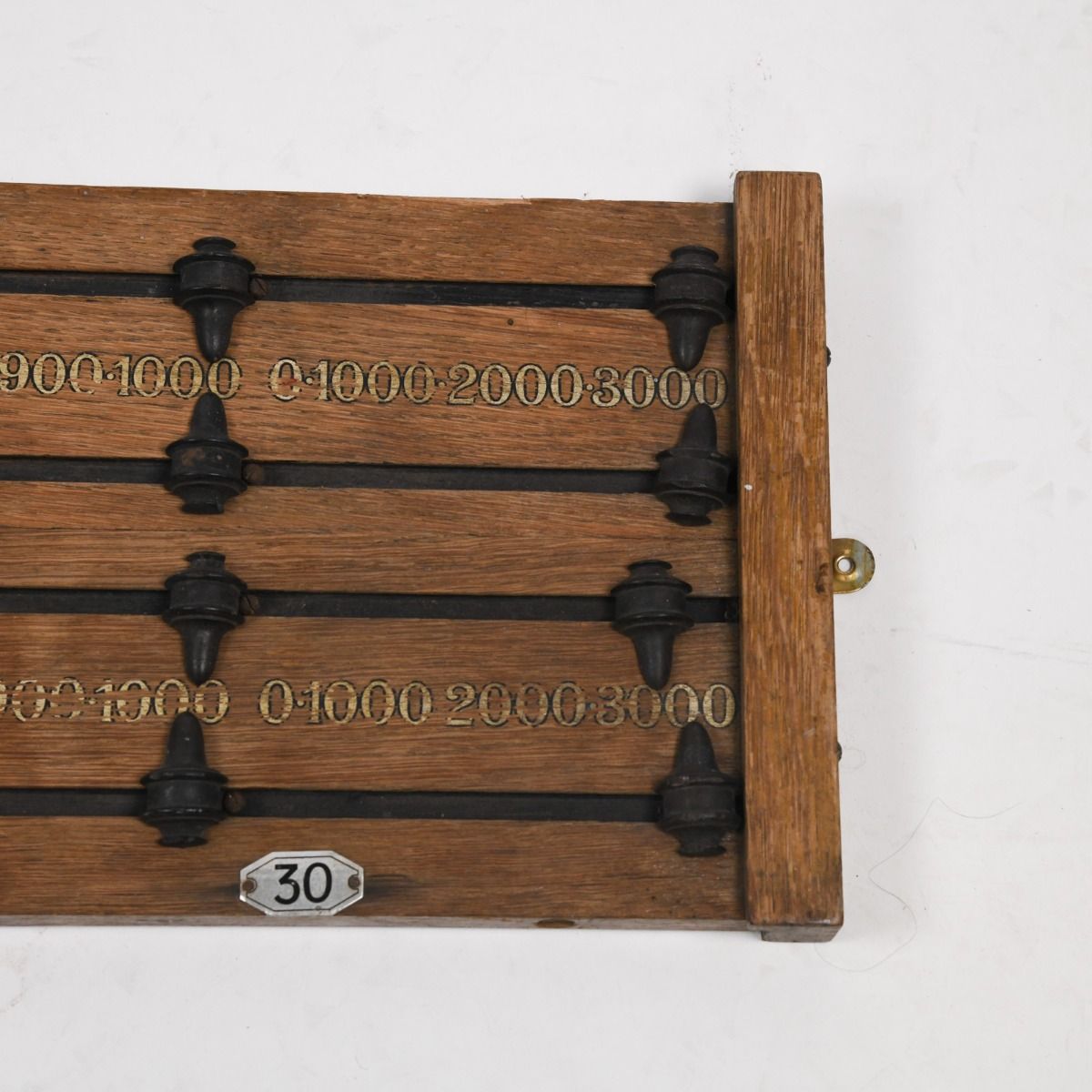 Vintage Wooden Snooker Score Board