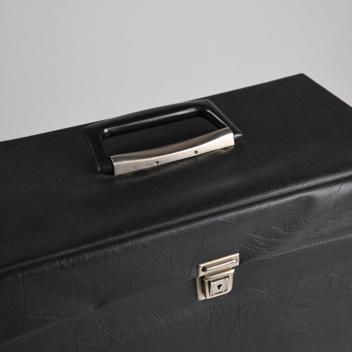 Vintage Black 12" Vinyl Storage Case