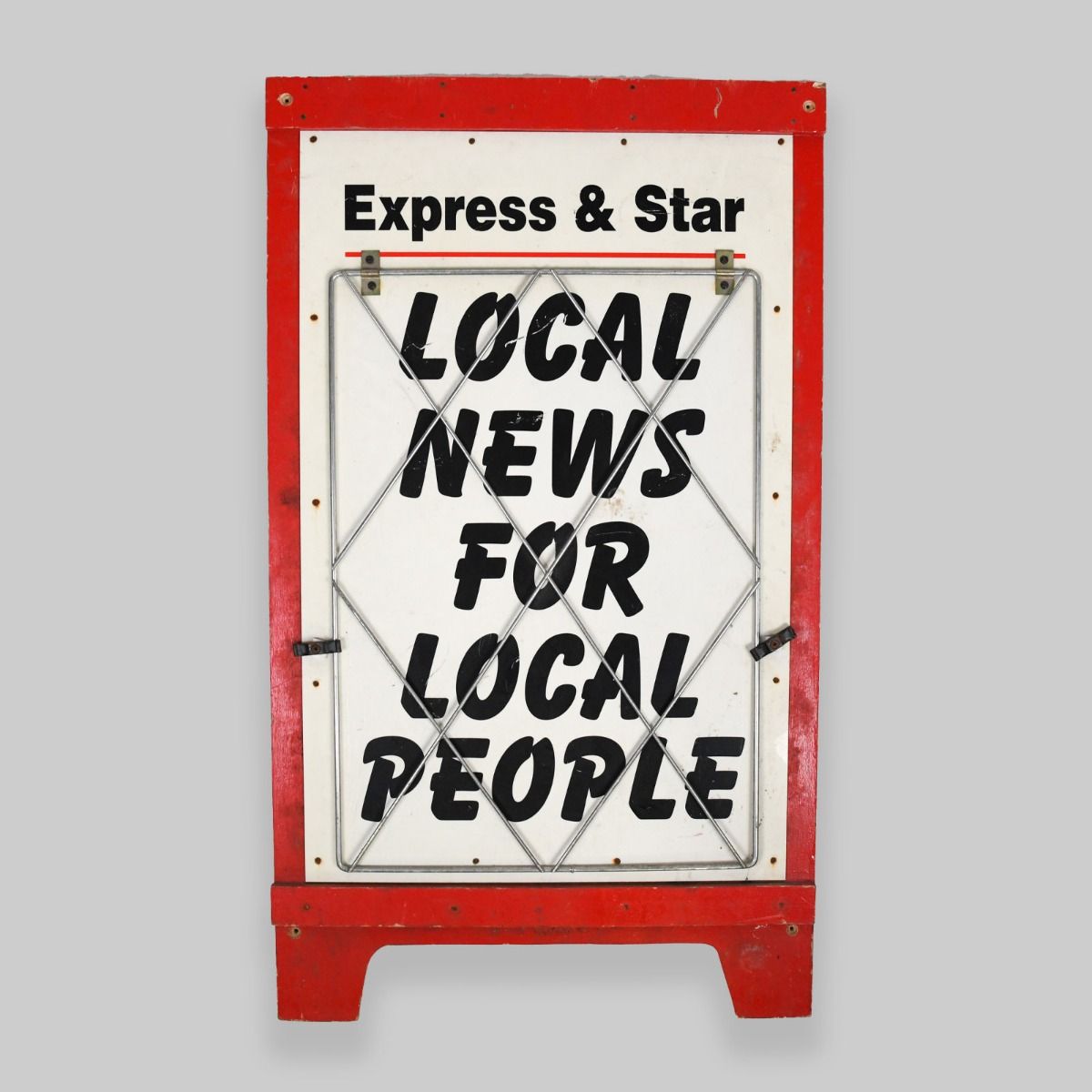 Vintage Express & Star Newspaper Advertising Board