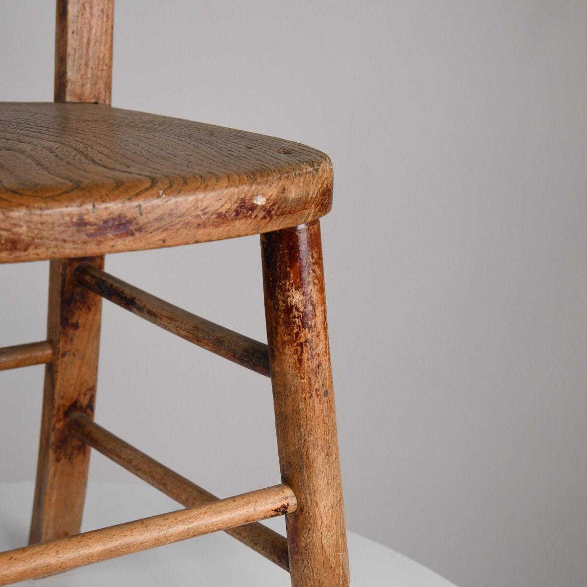 Vintage Mid Century Wooden School Chair