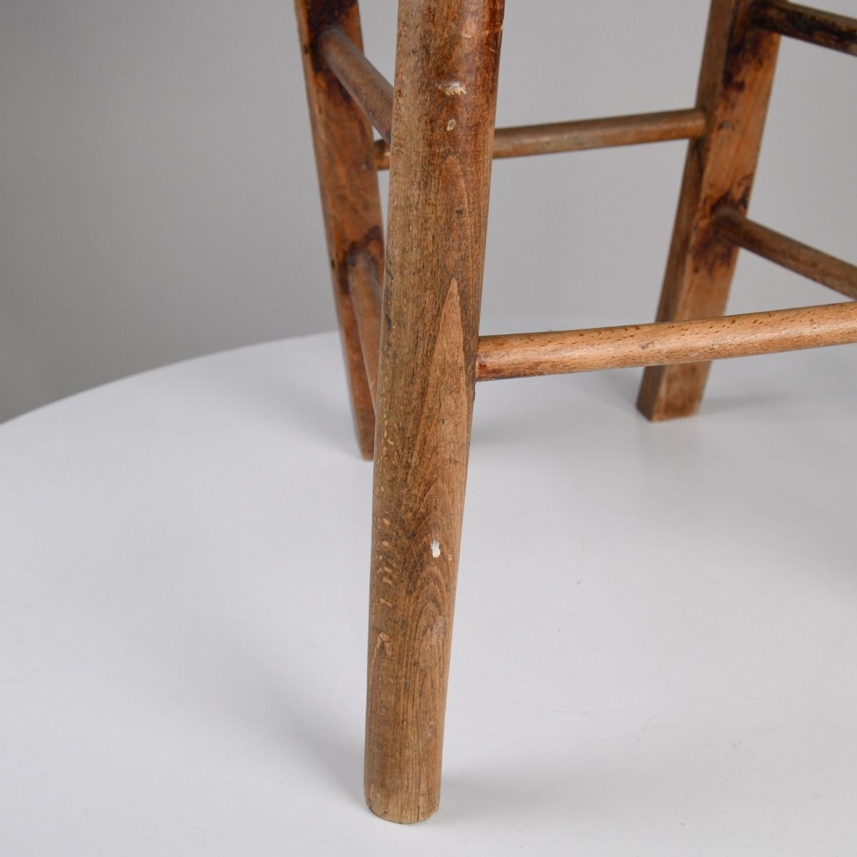 Vintage Mid Century Wooden School Chair