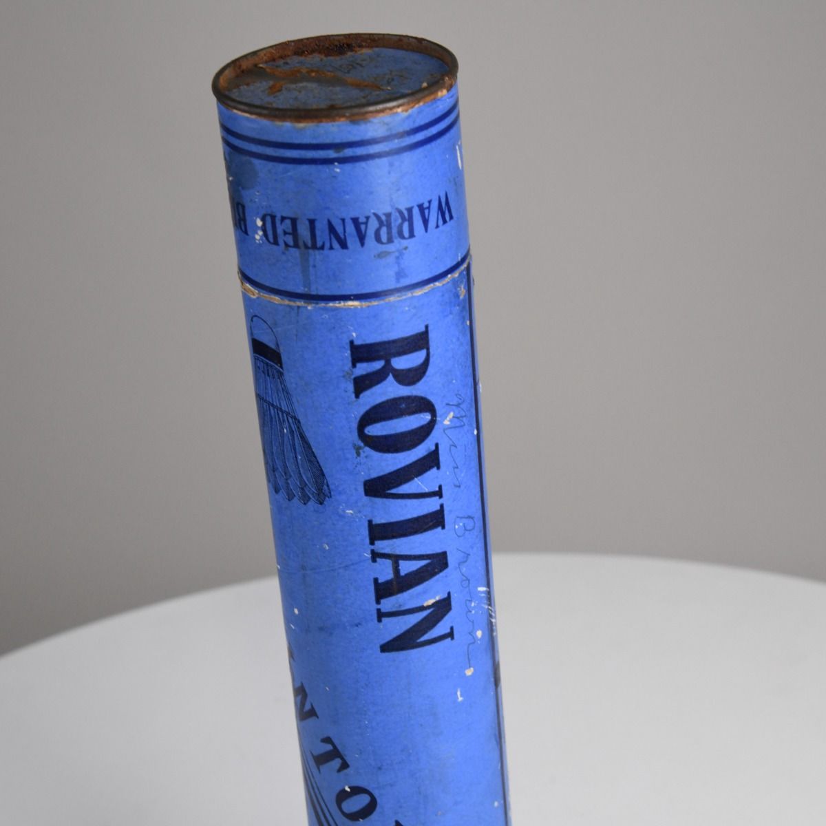 Vintage Rovian Badminton Shuttlecocks In Original Tube